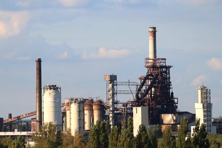 Cast iron plant steel industrial plant