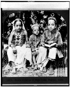 Hindu children of high caste, Bombay, India LCCN91787470