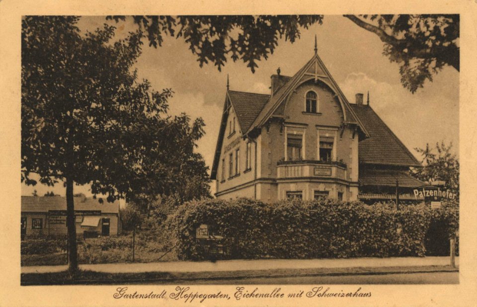 Hoppegarten, Brandenburg - Restaurant Schweizerhäuschen (Zeno Ansichtskarten)