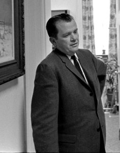 Horace Busby 1965 West Wing of White House - edit