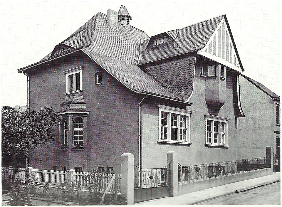 Honnef Höhere Töchterschule Straßenansicht 1908