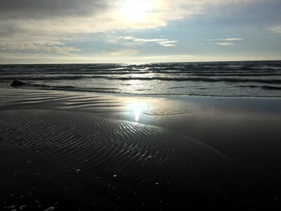 Solar light beach