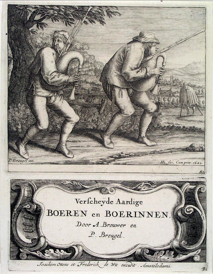 Hondius doedelzakspelers