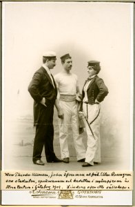Hoppla, pappa måste se det!, Stora teatern i Göteborg 1901. Rollporträtt - SMV - H7 075