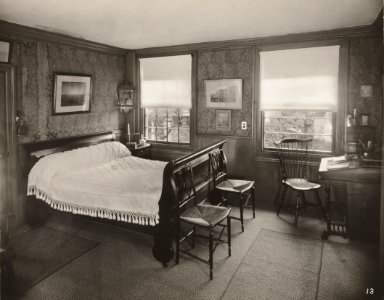 Houghton MS Am 1743.26 (16) - Sarah Orne Jewett House, bedroom
