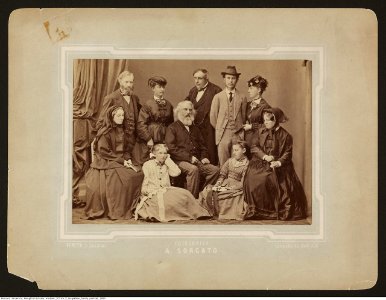 Houghton 2001 M-8 Henry Wadsworth Longfellow and family, 1869