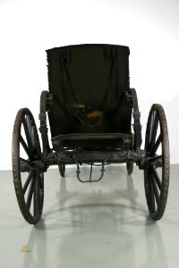 Hovsorgvagn berlinare, bakifrån - Livrustkammaren - 73823
