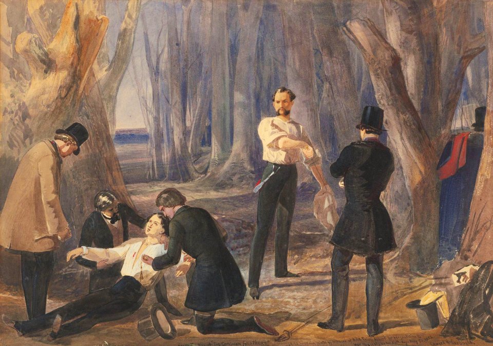 Houghton MS Thr 709 - Courbold, Corsican Brothers - crop
