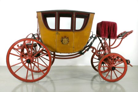 Hovvagn berlinare CXV, höger sida - Livrustkammaren - 48143