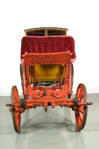 Hovvagn berlinare CXV, framifrån - Livrustkammaren - 65262