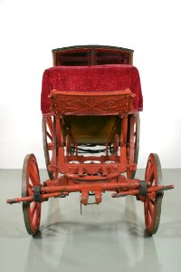 Hovvagn berlinare CXV, framifrån - Livrustkammaren - 73827