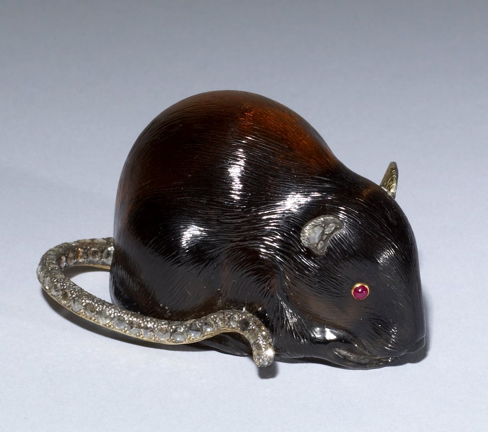House of Fabergé - Faberge Mouse - Walters 421514 - Three Quarter