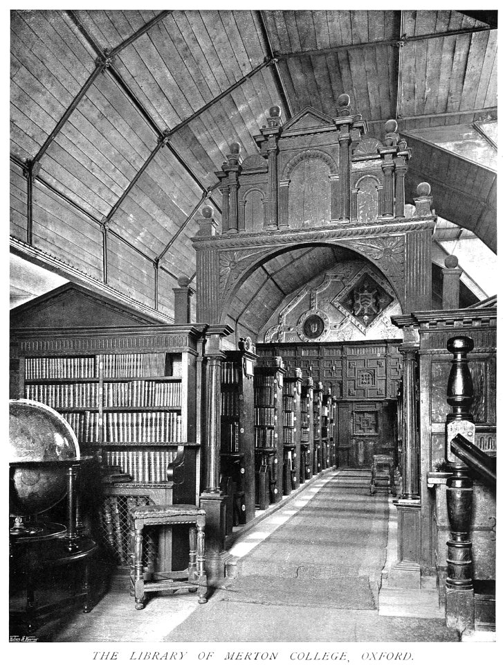 In English Homes Vol 2 The library of Merton College Oxford 31295007279283 0031