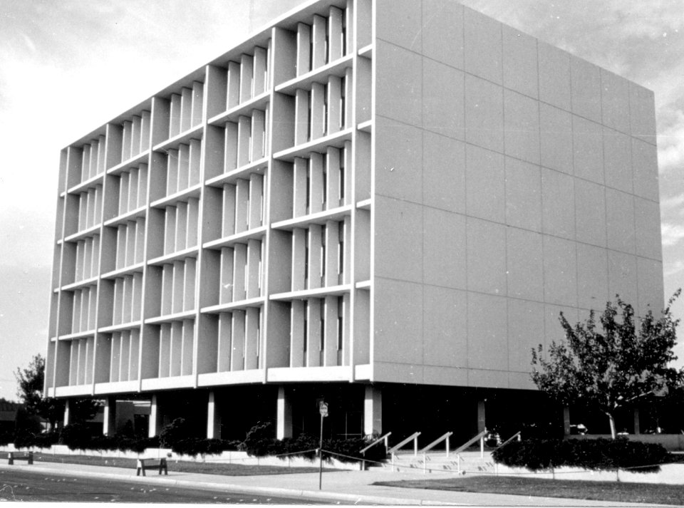 Imperial County Services building damage 1979 photo