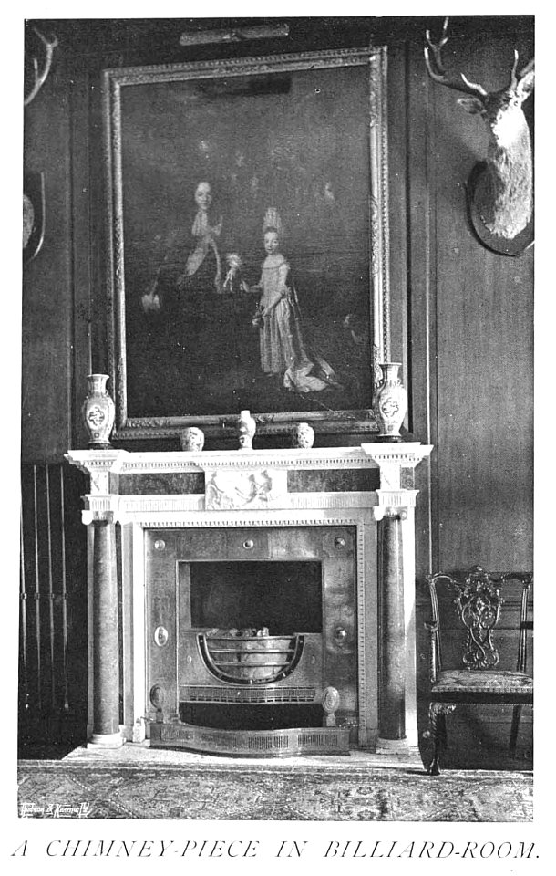 In English Homes Vol 3 Hursley Park Hampshire a chimney piece in billiard room 31295005735708 0435