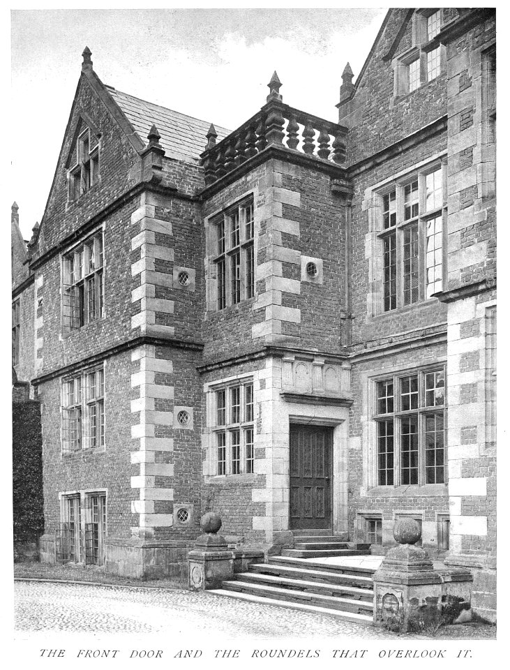 In English Homes Vol 3 Dorfold Hall Cheshire the front door and the roundels that overlook it 31295005735708 0040