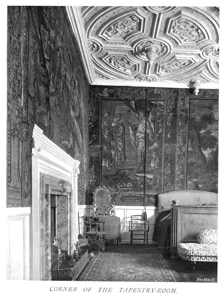 In English Homes Vol 3 Deene Park Northamptonshire corner of the tapestry room 31295005735708 0086