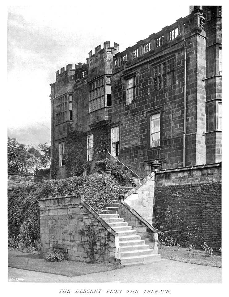In English Homes Vol 3 Heath Old Hall Yorkshire the descent from the terrace 31295005735708 0068