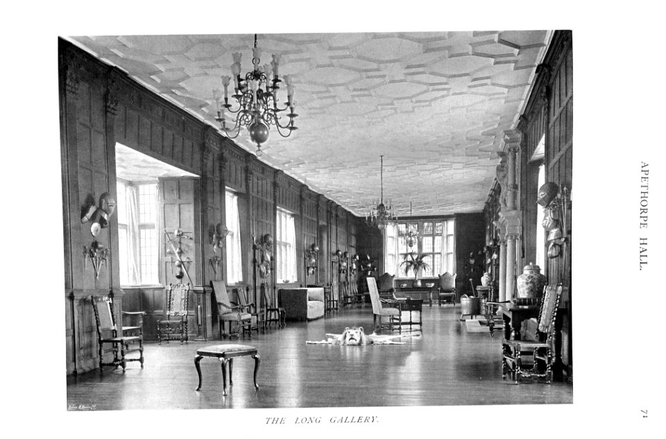 In English Homes Vol 3 Apethorpe Hall Northamptonshire the long gallery 31295005735708 0105