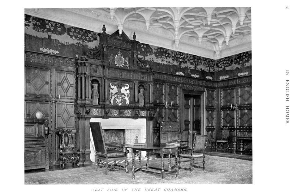In English Homes Vol 3 Gilling Castle Yorkshire west side of the great chamber 31295005735708 0051