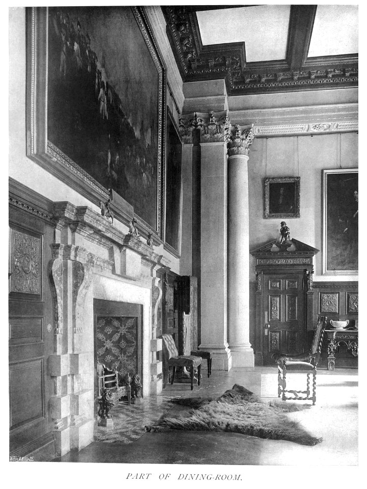 In English Homes Vol 3 Easton Neston Northamptonshire part of dining room 31295005735708 0355
