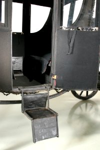 Hovsorgvagn berlinare, klädsel - Livrustkammaren - 31022