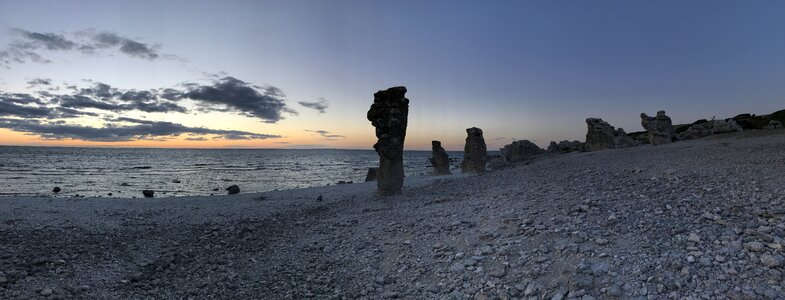 Gotland fårö pebble beach