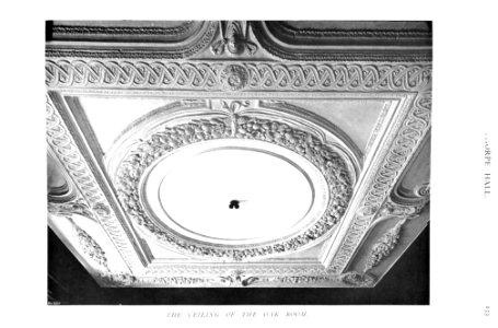 In English Homes Vol 3 Thorpe Hall Northamptonshire the ceiling of the oak room 31295005735708 0164 photo