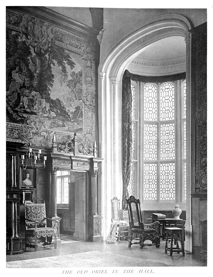 In English Homes Vol 3 Rushton Hall Northamptonshire the old oriel in the hall 31295005735708 0115