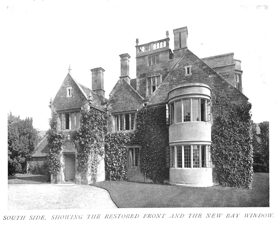 In English Homes Vol 3 The Castle House Deddington south side showing the restored front and the new bay window 31295005735708 0073