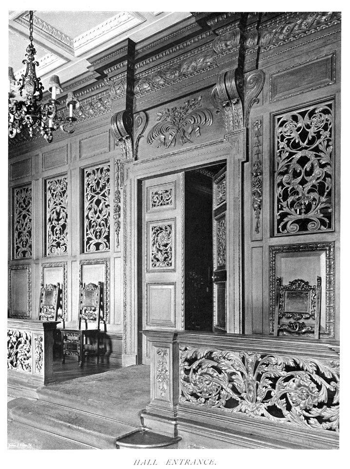 In English Homes Vol 3 Hursley Park Hampshire hall entrance 31295005735708 0428
