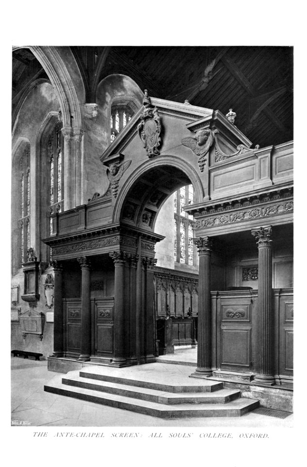 In English Homes Vol 3 The ante-chapel screen All Souls's College Oxford 31295005735708 0008