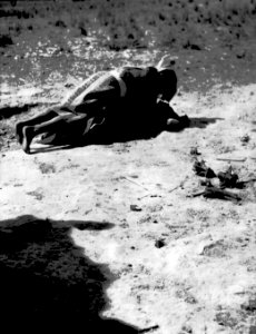 Indianer som brottas under lek. Foto, Erland Nordenskiöld 1908 - SMVK - 004704