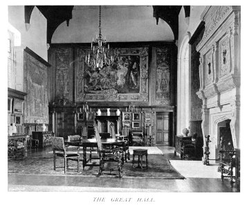 In English Homes Vol 3 Rushton Hall Northamptonshire the great hall 31295005735708 0116