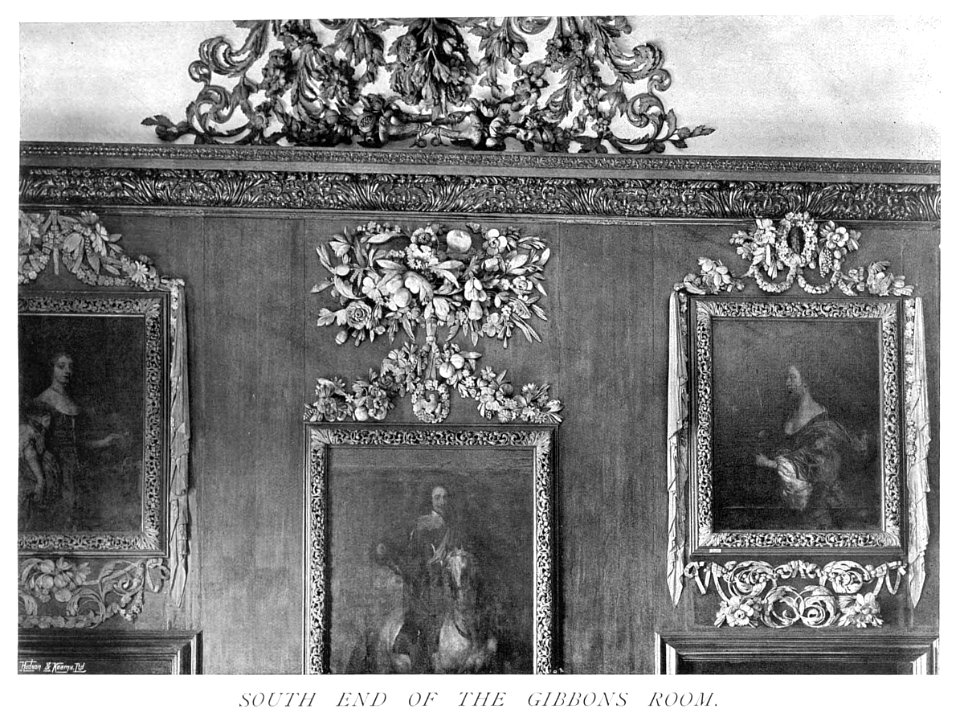 In English Homes Vol 3 Petworth House Sussex south end of the Gibbons room 31295005735708 0237