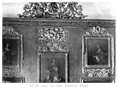 In English Homes Vol 3 Petworth House Sussex south end of the Gibbons room 31295005735708 0237