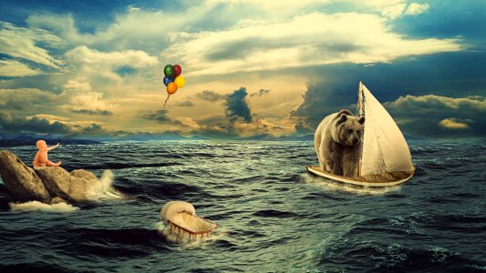 Manipulation photo landscape