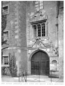 In English Homes Vol 3 Apethorpe Hall Northamptonshire the tudor entrance gate with the second Earl's additions 31295005735708 0096