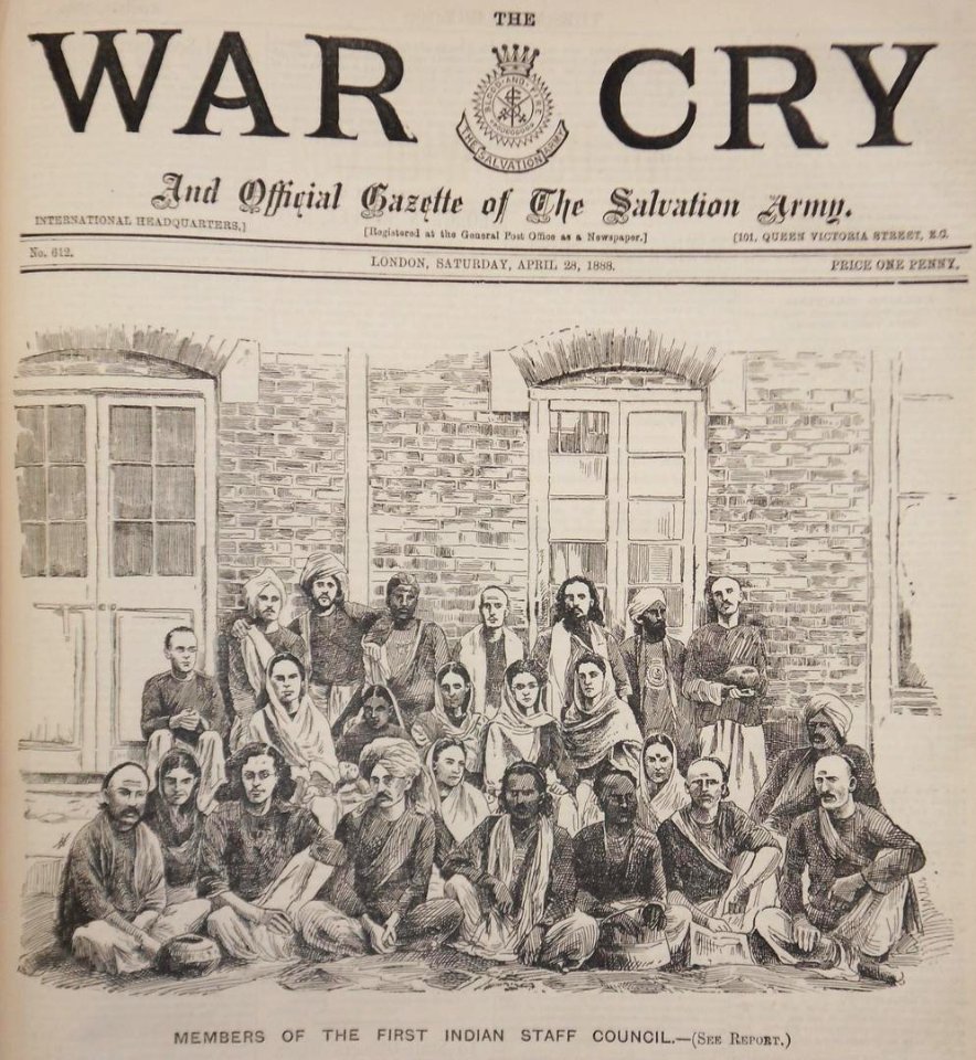 Indian Staff Council, War Cry 1888.