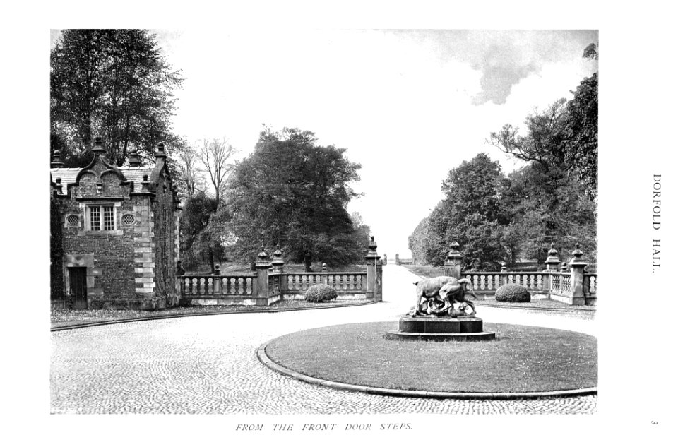In English Homes Vol 3 Dorfold Hall Cheshire from the front door steps 31295005735708 0039