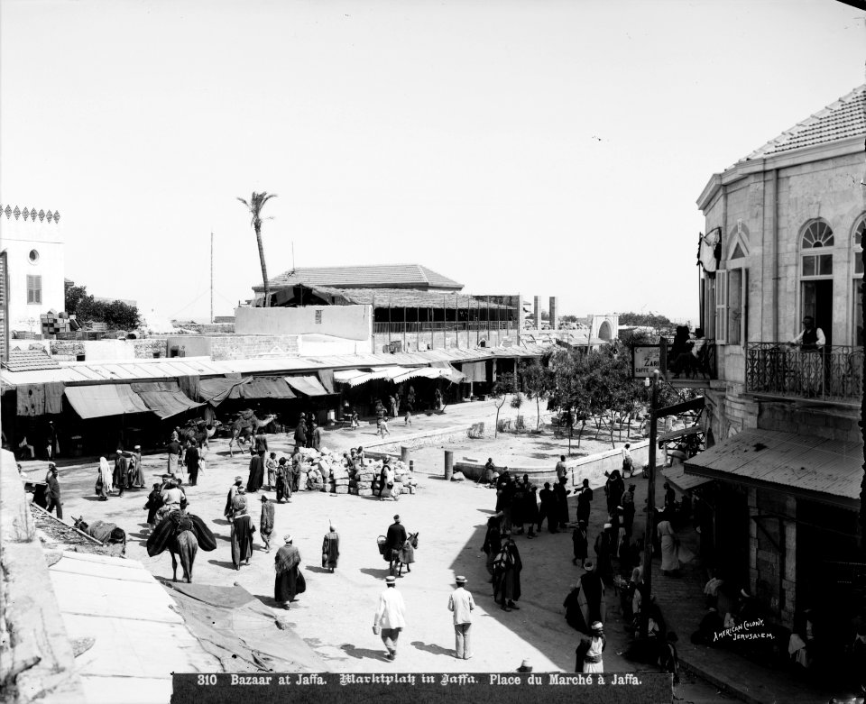Jaffa (Joppa) and environs. The bazaar LOC matpc.06524