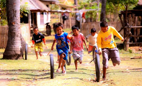 Happy funny kid