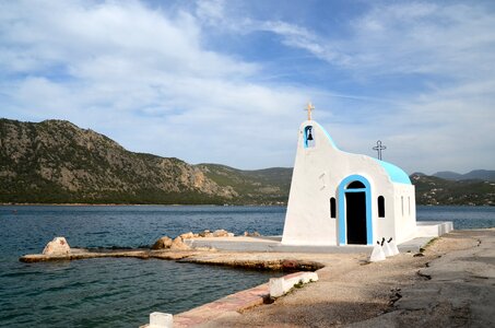 Greece architecture lake photo