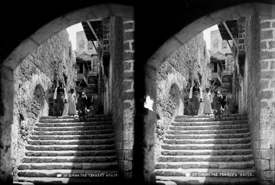 Jaffa (Joppa) and environs. Street at house of Simon the Tanner LOC matpc.04982