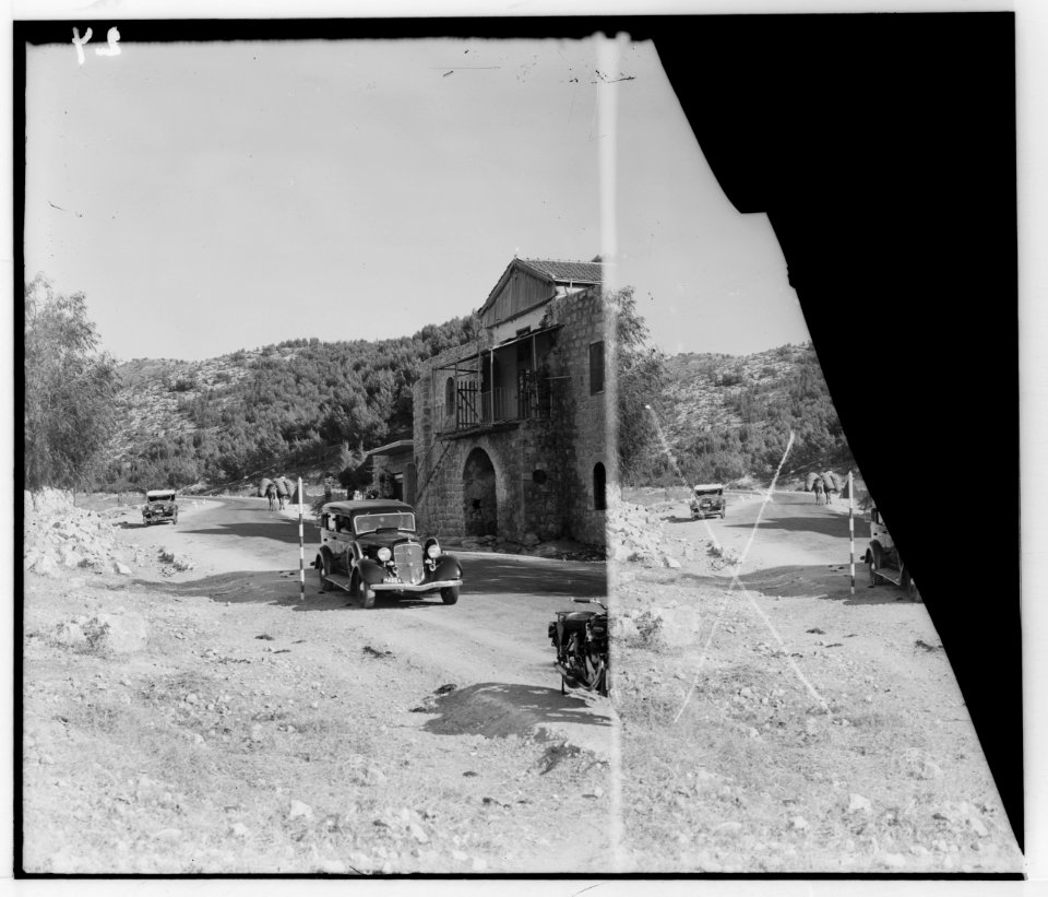 Jaffa to Jerusalem. Wadi Ali, entrance to the Judean Hills LOC matpc.00840