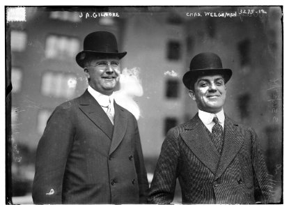 James A. Gilmore, President, Federal League and Charles Weeghman, President, Chicago Federal League team (baseball) LCCN2014697925