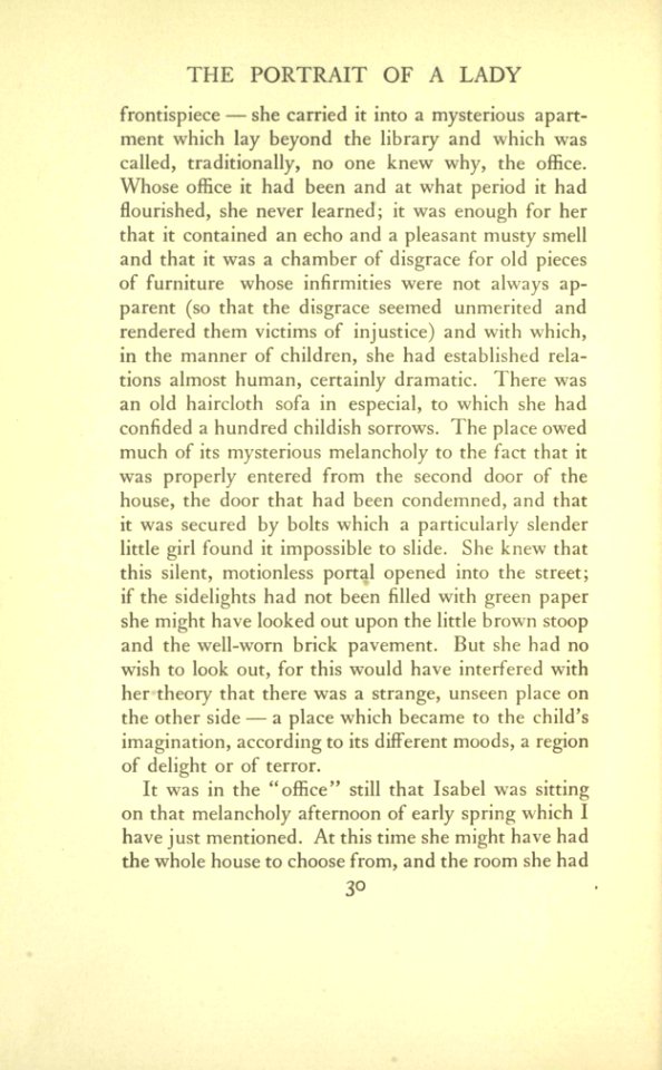 James - The Portrait of a Lady, vol. I, p. 30