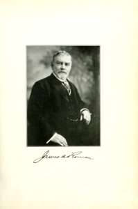 James A. O'Gorman portrait with signature