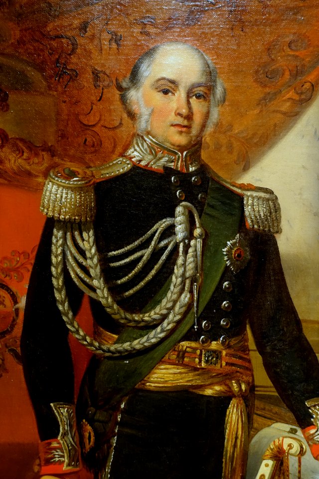 James Bruce, 8th Earl of Elgin and 12th Earl of Kincardine, detail, by Theophile Hamel, 1854, oil on canvas - Château Ramezay - Montreal, Canada - DSC07513