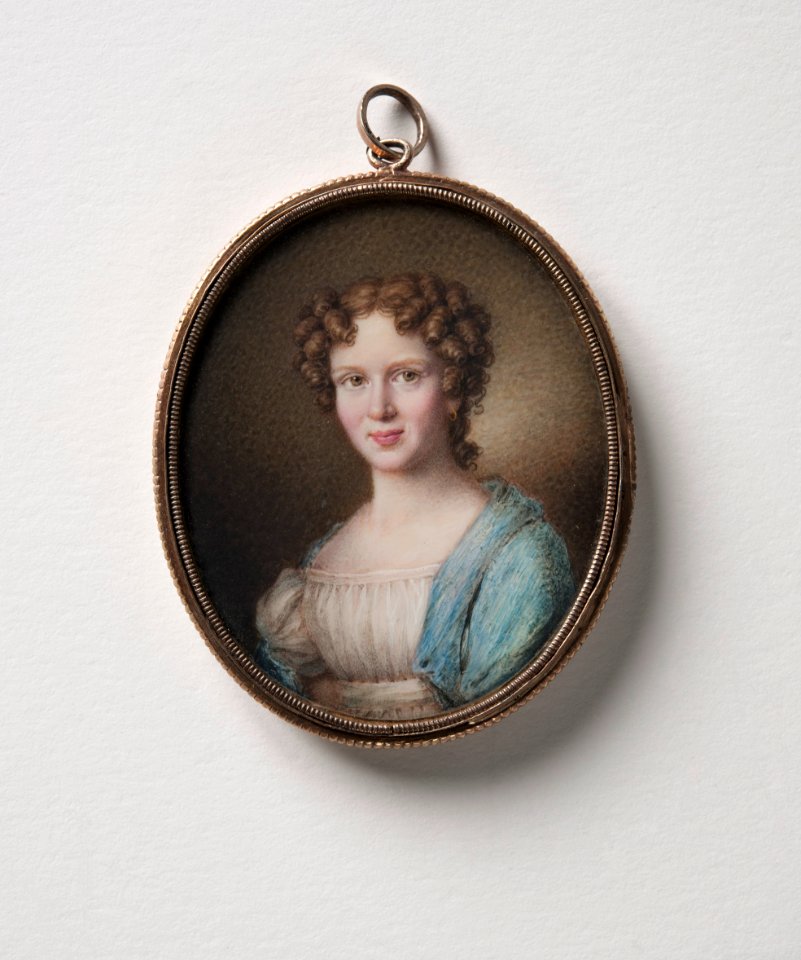 Johanne Marie Stolpe, m. Ehrenreich, Clergyman´s wife (Frederik Christian Camradt) - Nationalmuseum - 24825